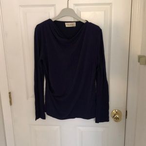 Cowl neck tee